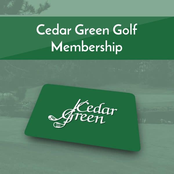 Cedar Green Golf Memberships