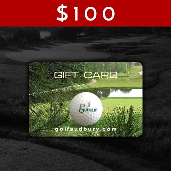 $100 Golf Sudbury Gift Card