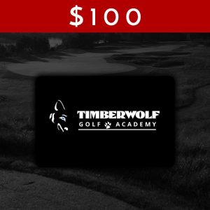 $100 Timberwolf Golf Academy Gift Card