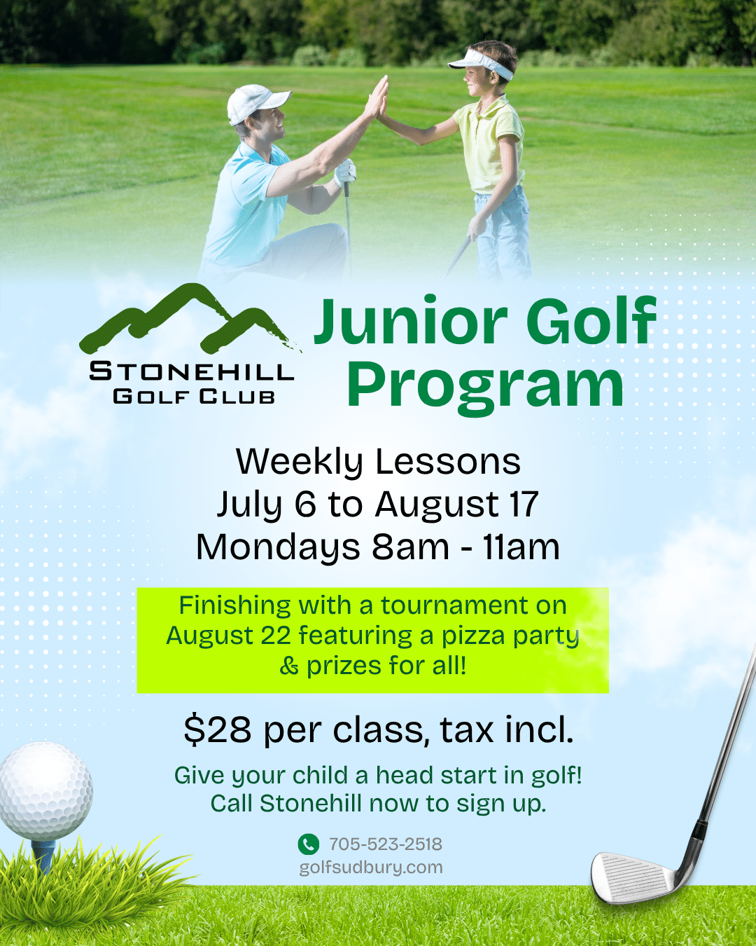 Stonehill Junior Lessons